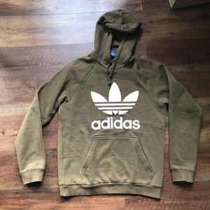 Adidas Olive Pullover Hoodie